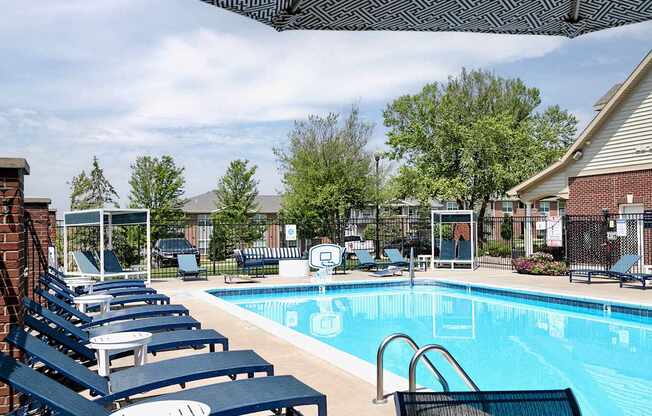 Sparkling Pool at The Landings in Bellevue, NE
