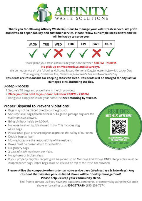 a flyer with a green circle on top of a white background  at Fountainhead, Jacksonville, 32258