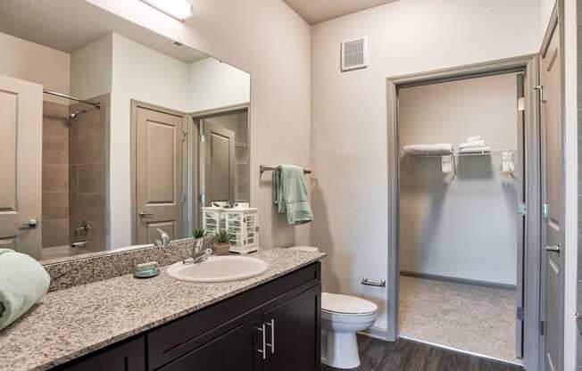 Sawgrass Creek Apartments in New Port Richey Florida photo of bathroom with modern finishes