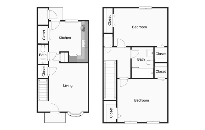 2 beds, 1.5 baths, 860 sqft, $1,145