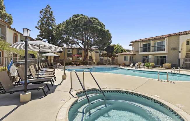 One of Several Spas at Veranda La Mesa in La Mesa, CA 91942