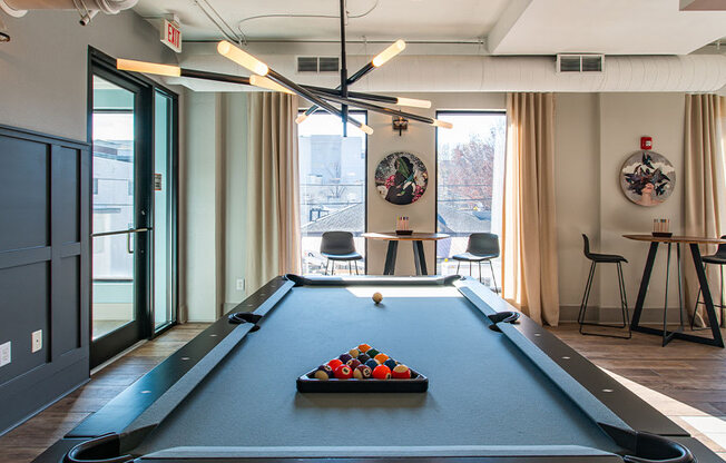Billiards Table at St. Marys Square Apartments, Raleigh, 27605