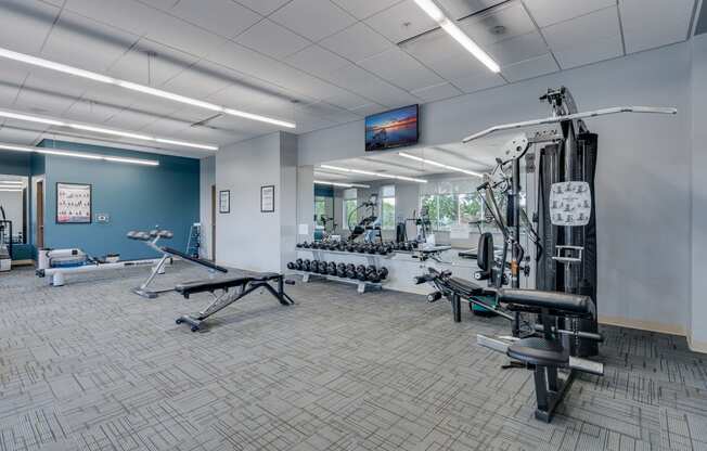 fitness center - The Verge Apartments in St Louis Park, MN
