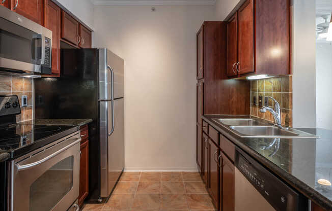 Kitchen with Stainless Steel Appliances