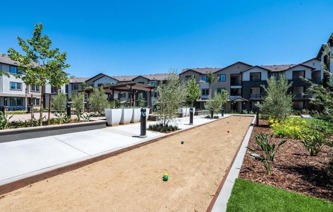 the preserve at ballantyne commons community garden at The Vineyards Apartments, Porter Ranch, CA