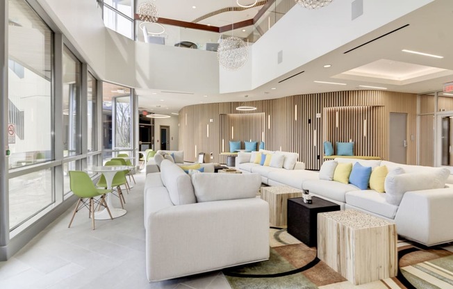 Clubhouse Lounge at The Oxford Apartments, Oxon Hill