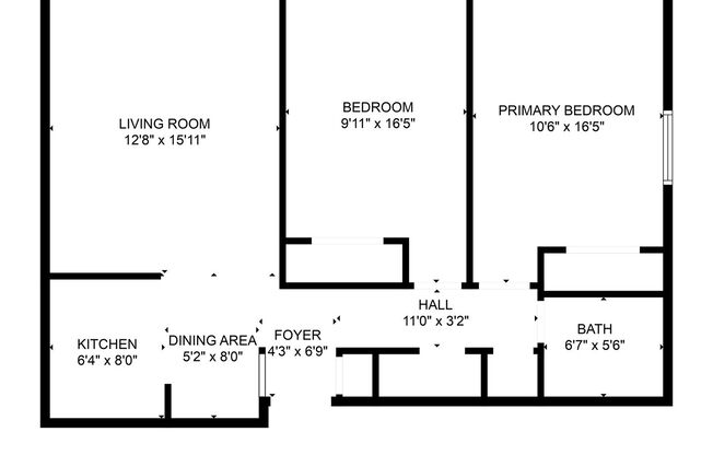 2 beds, 1 bath, 825 sqft, $1,099, Unit 1319-201