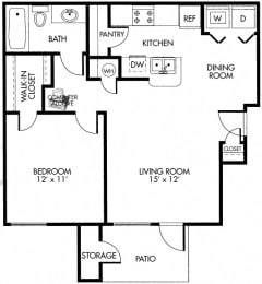 1 bed, 1 bath, 655 sqft, $1,769