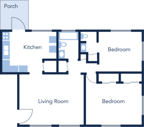 2 beds, 1.5 baths, 900 sqft, $1,675