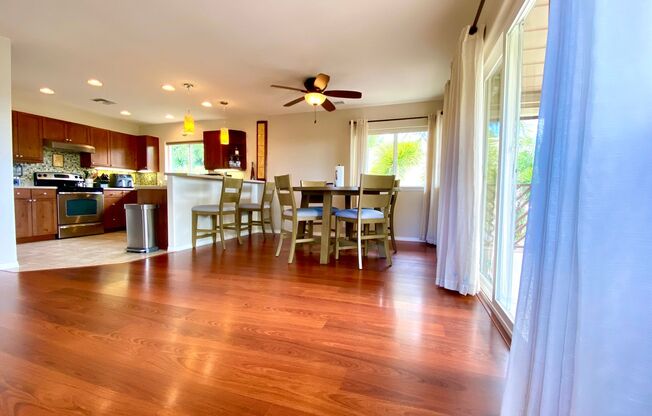 4 bedroom 3 bath unfurnished home in Pualani Estates