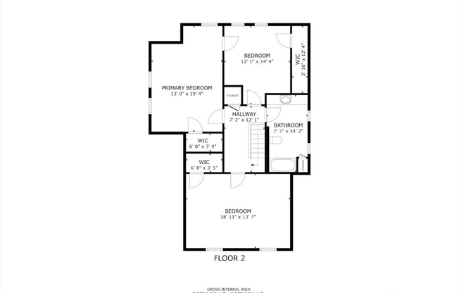 4 beds, 1 bath, 1,900 sqft, $4,300, Unit 2