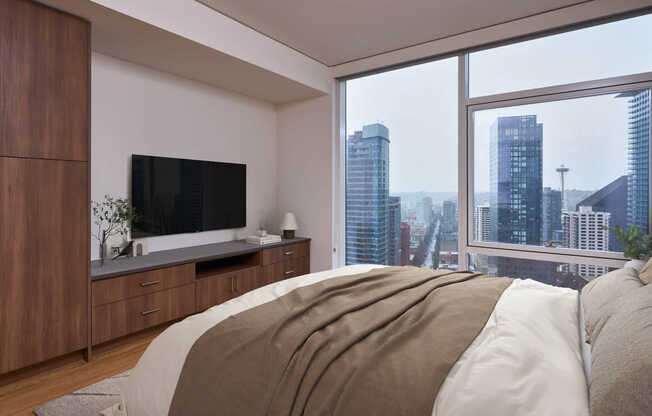 Bedroom with Hard Surface Flooring