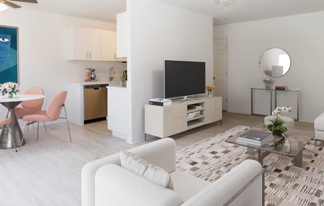 Living Room Interior at Colony Park, Ronkonkoma, New York