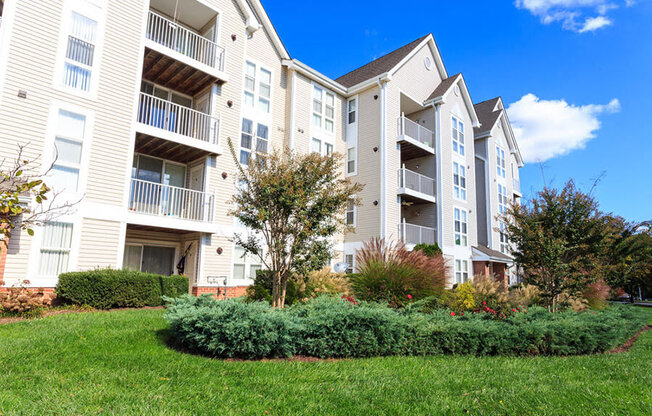 Beautiful Landscaping and Park-like Setting at The Residences at the Manor Apartments, Frederick, Maryland