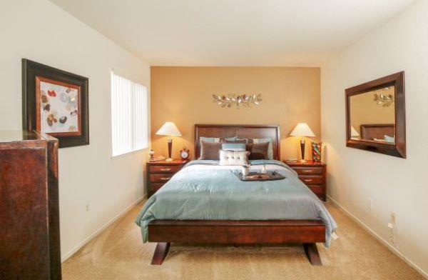Main Bedroom at Aspen Park Apartments, Sacramento, California