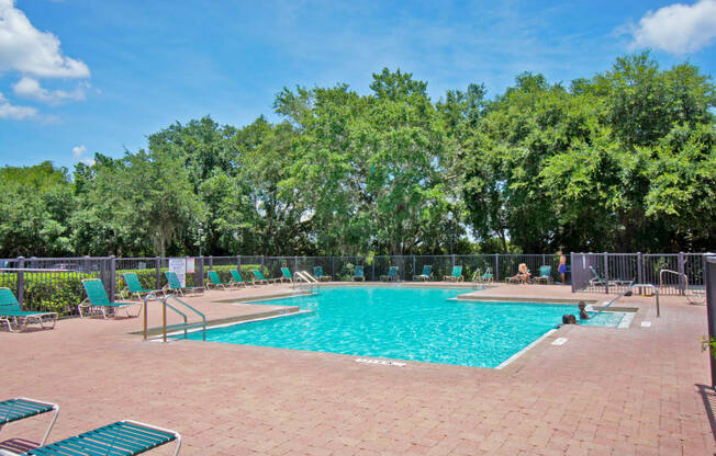 our apartments showcase an unique swimming pool