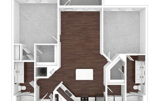 2 beds, 2 baths, 1,160 sqft, $2,410