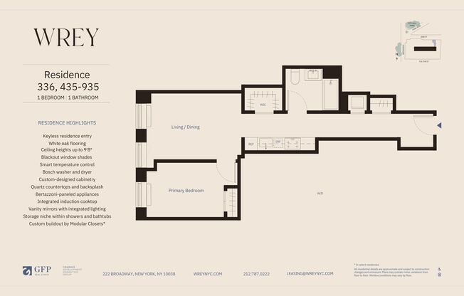 1 bed, 1 bath, $6,695, Unit 835
