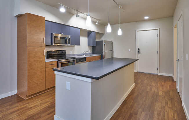 Kitchen with Stainless Steel Appliances