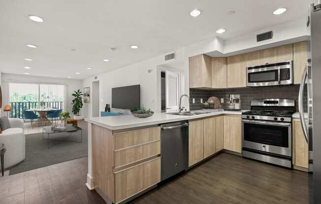 Kitchen with Stainless Steel Appliances