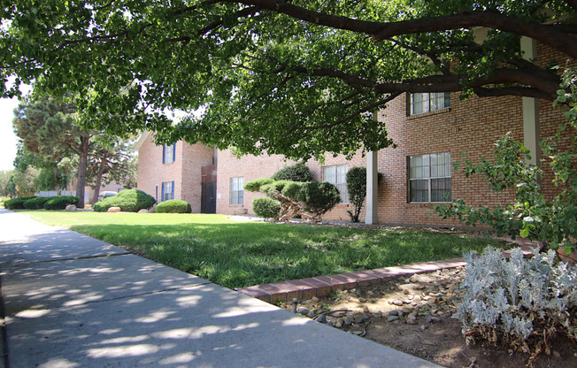 our apartments offer a walkway to the front door