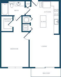 1 bed, 1 bath, 788 sqft, $2,513