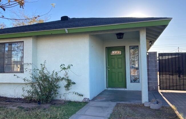 Single story home with RV Parking and huge lot.