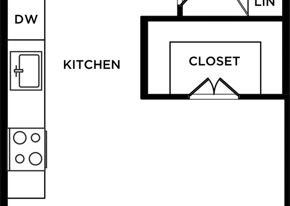 Studio, 1 bath, 526 sqft, $1,525, Unit 140