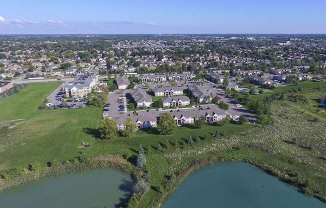 Ariel View of the Lakeside Park Community
