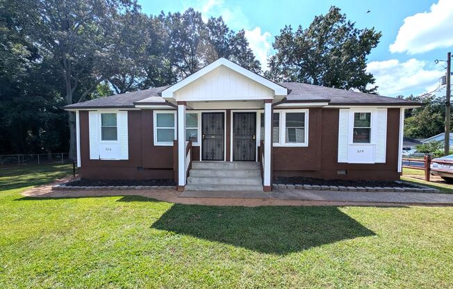 You won't find better!  2 Bed/1 Bath.  Duplex.  Lawn Care Included!