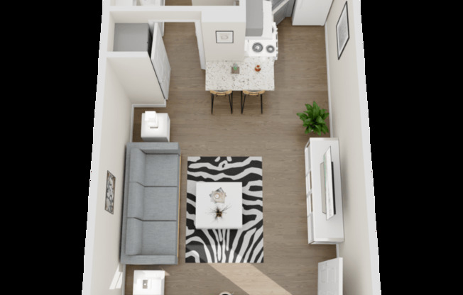 Studio, 1 bath, 350 sqft, $799