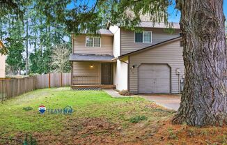 3 bedroom 1.5 bathroom 2 story duplex in Lacey - North Thurston School District.