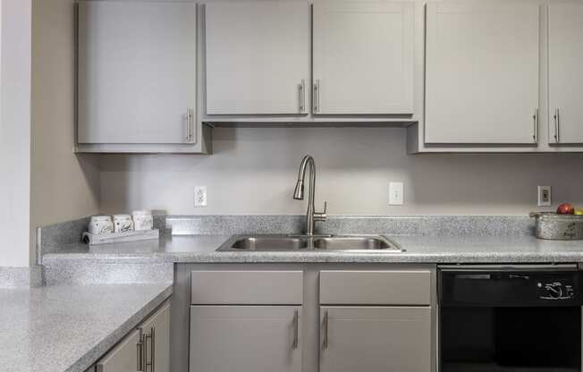 Kitchen at Carrington Apartments in Hendersonville TN March 2021 4