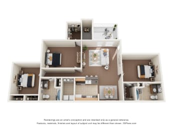 3 beds, 2 baths, 1,506 sqft, $1,565