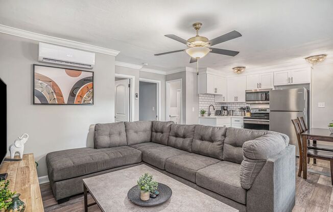 Fully Furnished 1 bed 1 bath + Office/Spare Bedroom/Den at 1075 W Ocean View Ave