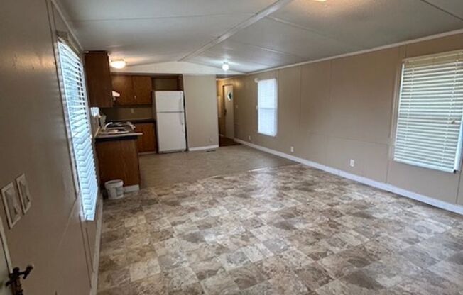 3-bedroom, 2-bath mobile home