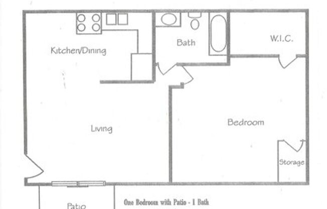 1 bed, 1 bath, 790 sqft, $1,019, Unit 1690-11