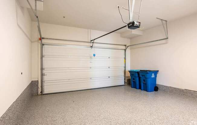 interior of garage at Palisade Park Townhomes, Broomfield, Colorado, 80023