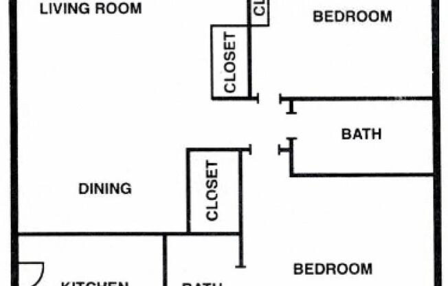 2 beds, 2 baths, 1,150 sqft, $1,475, Unit 044