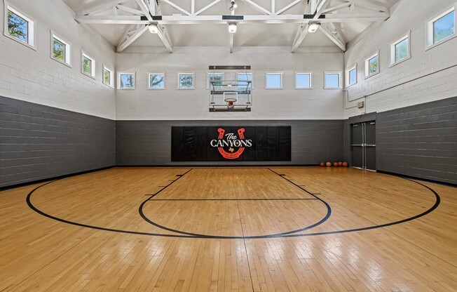 Basketball Court at The Canyons Apartments, Texas, 76116