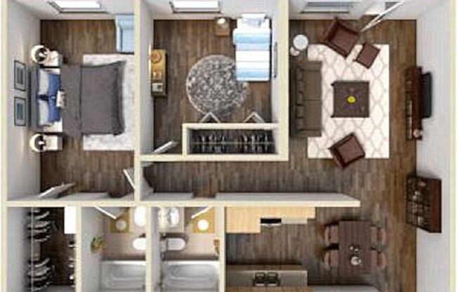 2 beds, 2 baths, 863 sqft, $1,210, Unit 23