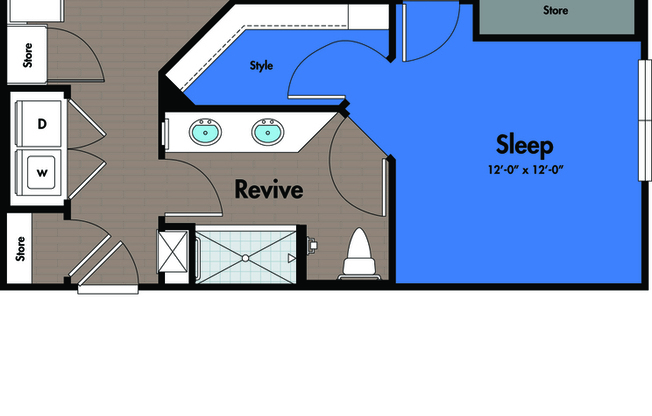 1 bed, 1 bath, 749 sqft, $1,083