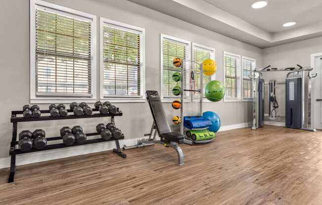 the preserve at ballantyne commons community fitness room