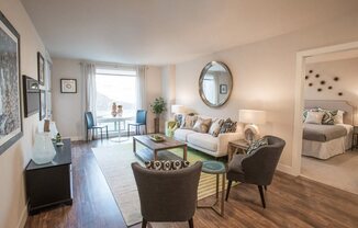 Living Room at Union West Apartments in Lakewood, CO