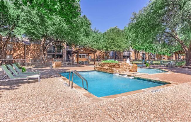 a large pool of water