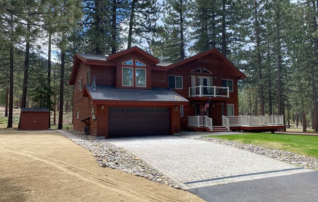 Large newly renovated home backs to the forest