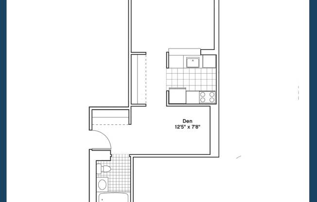 Studio, 1 bath, $4,100, Unit 4I