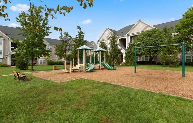 Tot Lot And Playing Field at The Fields of Chantilly, Virginia