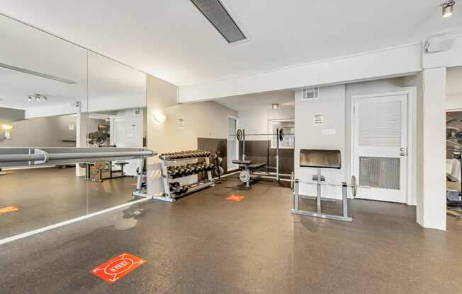 Fitness Center With Updated Equipment at Whisper Hollow Apartments, Maryland Heights, 63043