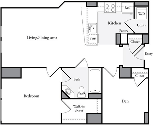 1 bed, 1 bath, 882 sqft, $4,135, Unit 06G